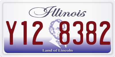 IL license plate Y128382