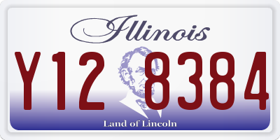 IL license plate Y128384
