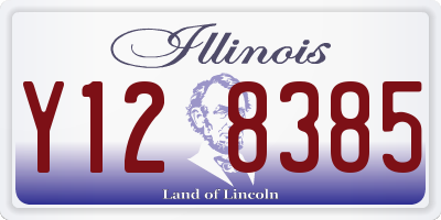 IL license plate Y128385