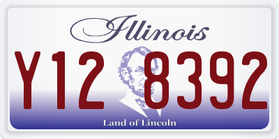 IL license plate Y128392