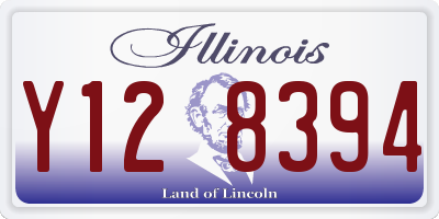 IL license plate Y128394