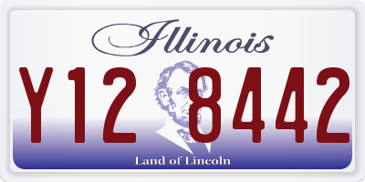 IL license plate Y128442