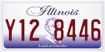 IL license plate Y128446