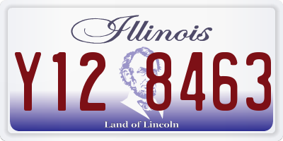 IL license plate Y128463