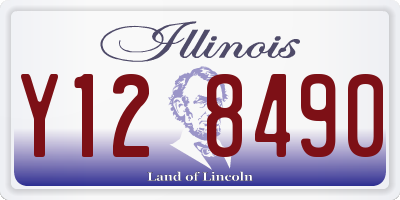IL license plate Y128490