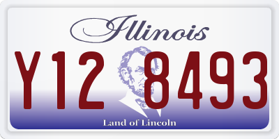 IL license plate Y128493