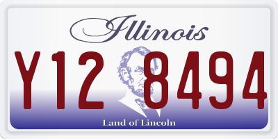 IL license plate Y128494