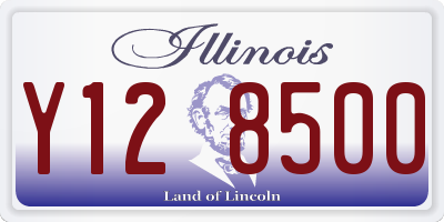 IL license plate Y128500