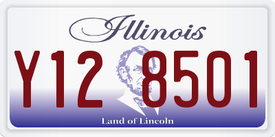 IL license plate Y128501
