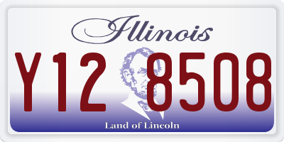 IL license plate Y128508