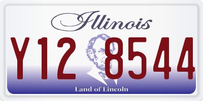 IL license plate Y128544