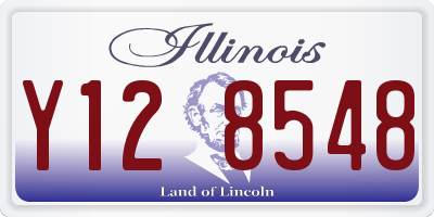 IL license plate Y128548
