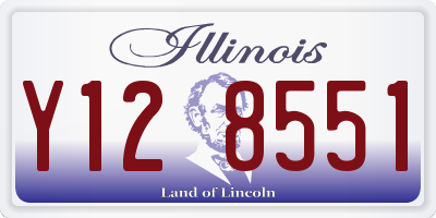 IL license plate Y128551