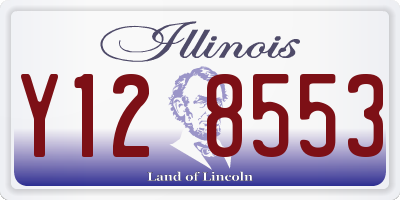 IL license plate Y128553