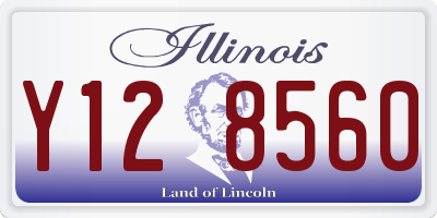 IL license plate Y128560
