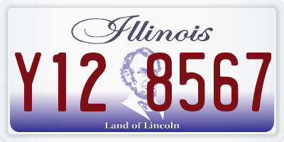 IL license plate Y128567
