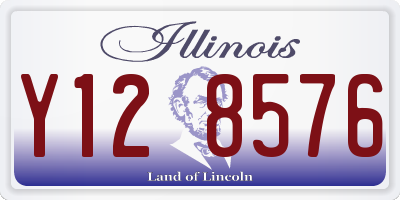 IL license plate Y128576