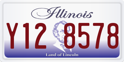 IL license plate Y128578