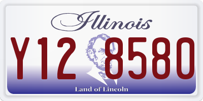 IL license plate Y128580