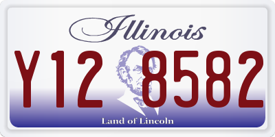 IL license plate Y128582