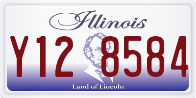 IL license plate Y128584