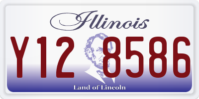 IL license plate Y128586