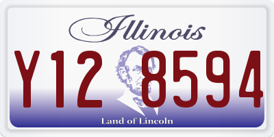 IL license plate Y128594