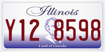 IL license plate Y128598