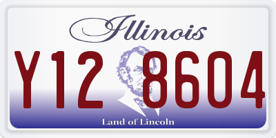 IL license plate Y128604