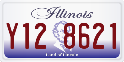 IL license plate Y128621