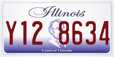 IL license plate Y128634