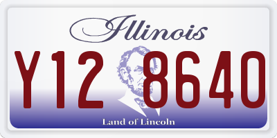 IL license plate Y128640