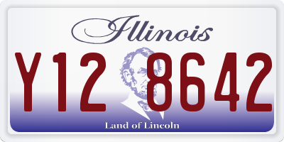 IL license plate Y128642