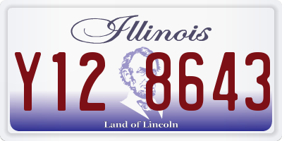 IL license plate Y128643