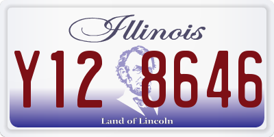 IL license plate Y128646