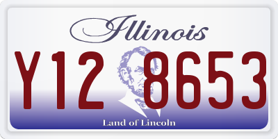 IL license plate Y128653