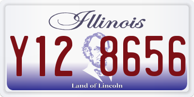 IL license plate Y128656