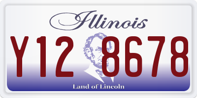 IL license plate Y128678