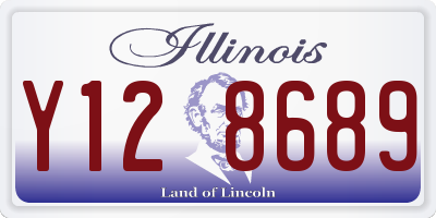 IL license plate Y128689