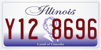 IL license plate Y128696