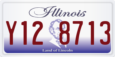 IL license plate Y128713