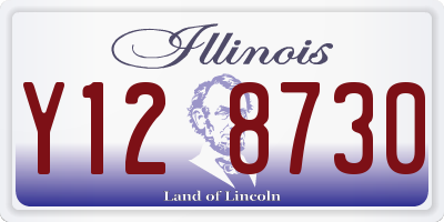 IL license plate Y128730