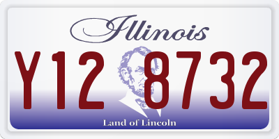 IL license plate Y128732