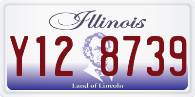 IL license plate Y128739