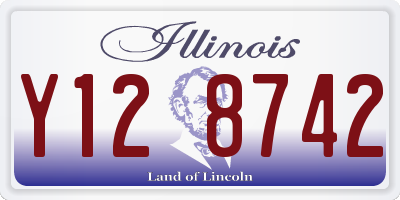 IL license plate Y128742
