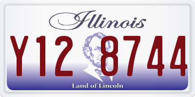 IL license plate Y128744