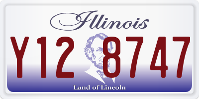 IL license plate Y128747