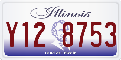 IL license plate Y128753