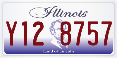 IL license plate Y128757