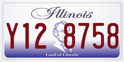 IL license plate Y128758